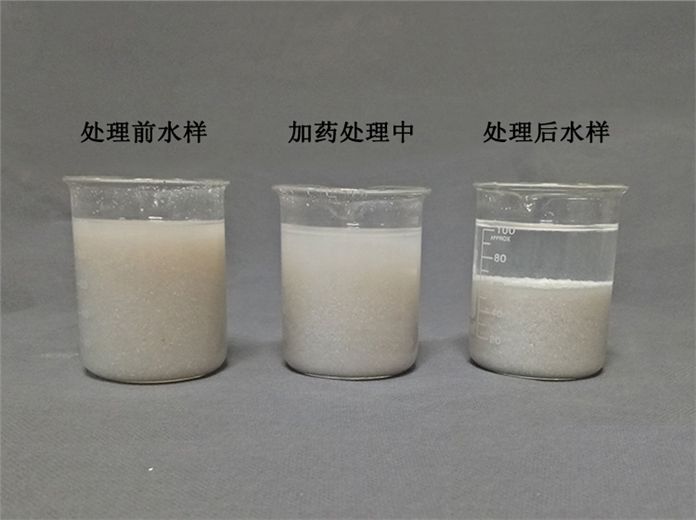 酸洗废水絮凝剂烧杯选型实验